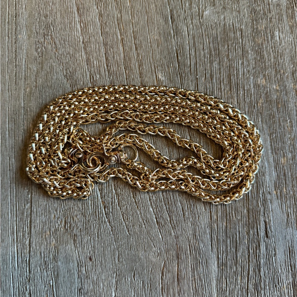 Gold crossbody chain